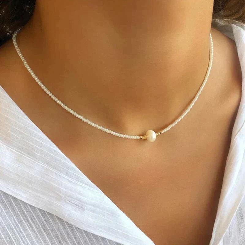 Pocket Pearl™ - Collana con perle naturali 1+1 Lana Donna - - collana donna jewelry lana naturali necklace NECKLACES Necklaces for Women pearl perle pocket woman - Concept Palermo
