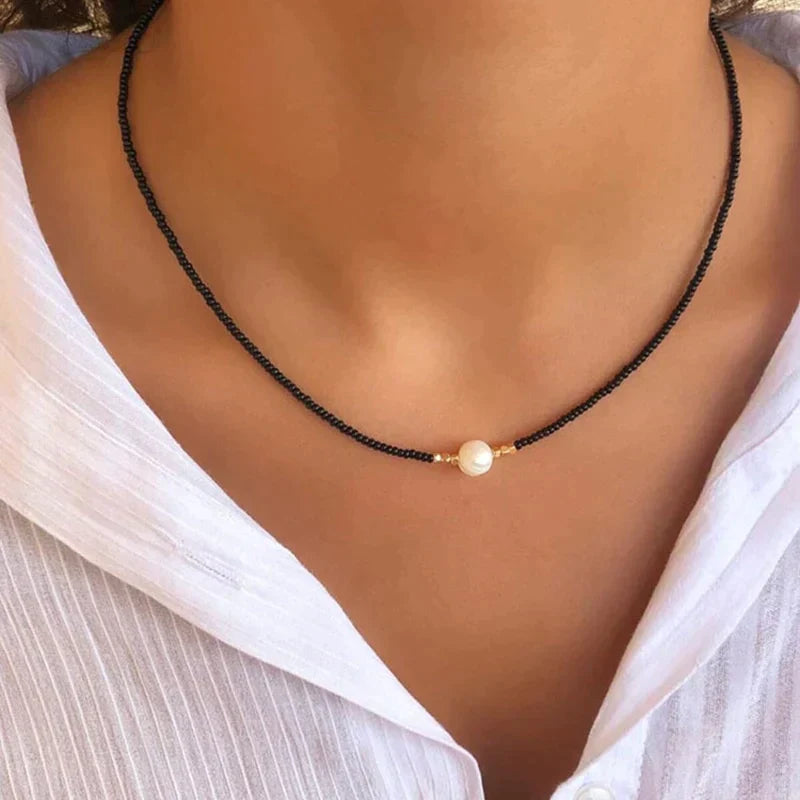 Pocket Pearl™ - Collana con perle naturali 1+1 Lana Donna - - collana donna jewelry lana naturali necklace NECKLACES Necklaces for Women pearl perle pocket woman - Concept Palermo