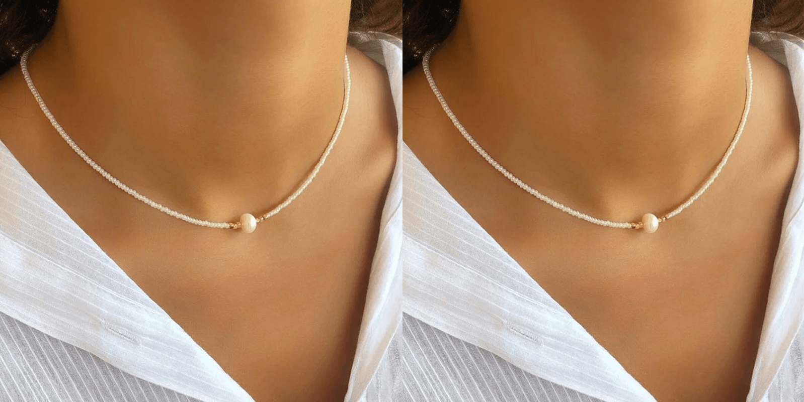 Pocket Pearl™ - Collana con perle naturali 1+1 Lana Donna - - collana donna jewelry lana naturali necklace NECKLACES Necklaces for Women pearl perle pocket woman - Concept Palermo