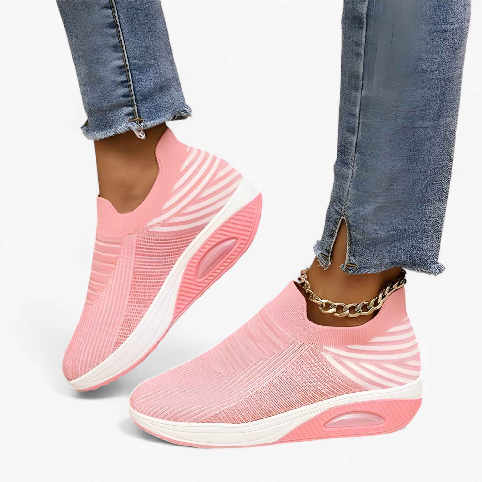 Sneaker Donna in Denim da Infilare - Rose clair - #Hverdagssko baskets baskets femme cross-from-marche-lino-15831874568541 denim enfiler ErgonomiskKomfort femme New-google shoes shoes for women shoes woman Shoes women SlipOnSneakers - Concept Palermo