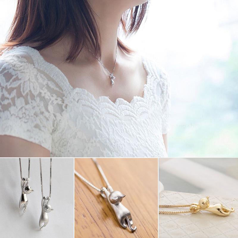 Collana Gatto Artigianale Donna in Lino e Lana, Ciondolo Felino Elegante Unico - - ciondolo collana collana ciondolo donna forma gatto jewelry lana NECKLACES Necklaces for Women - Concept Palermo