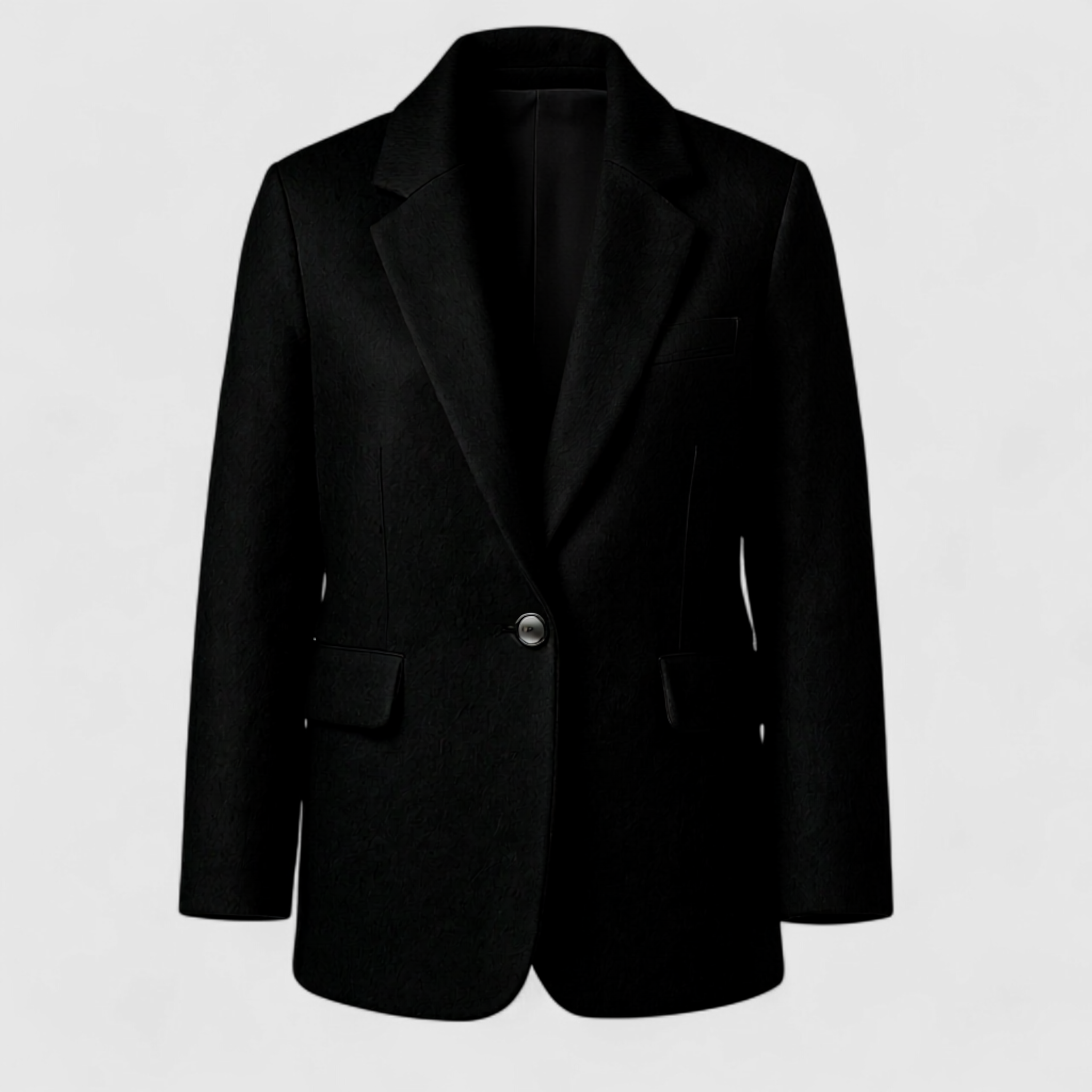 Giacca Elegante Uomo Blu Scuro in Lana Merino Taglia M per Cerimonia - Nero - abbigliamento autunnale giacca giacca casual giacca con bottoni giacca con rever giacca elegante giacca in tweed unisex giacca invernale giacca lavabile giacca morbida giacca uomo giacca versatile giubbotti uomo - Concept Palermo