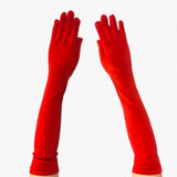 Dames fluwelen handschoenen - retro stijl en warmte