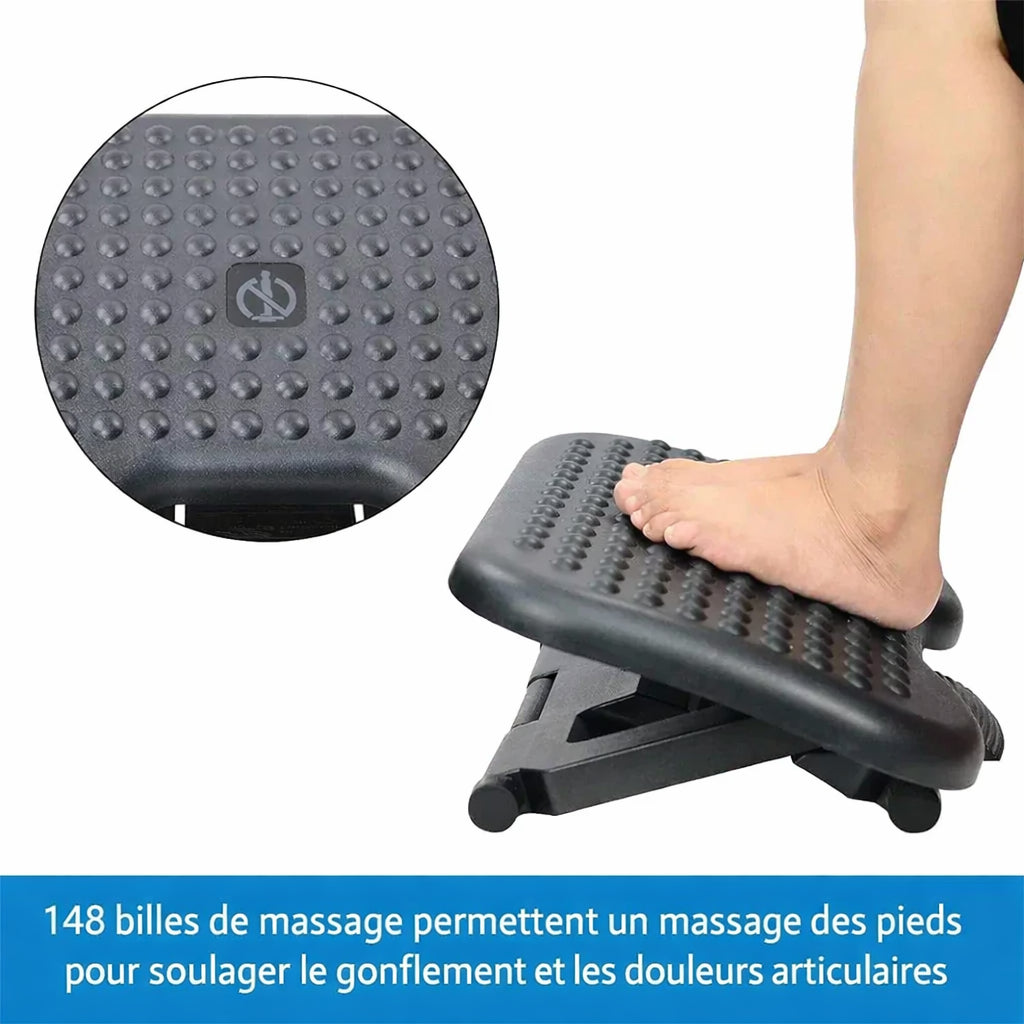 Poggiapiedi Ergonomico Regolabile Ufficio Lino