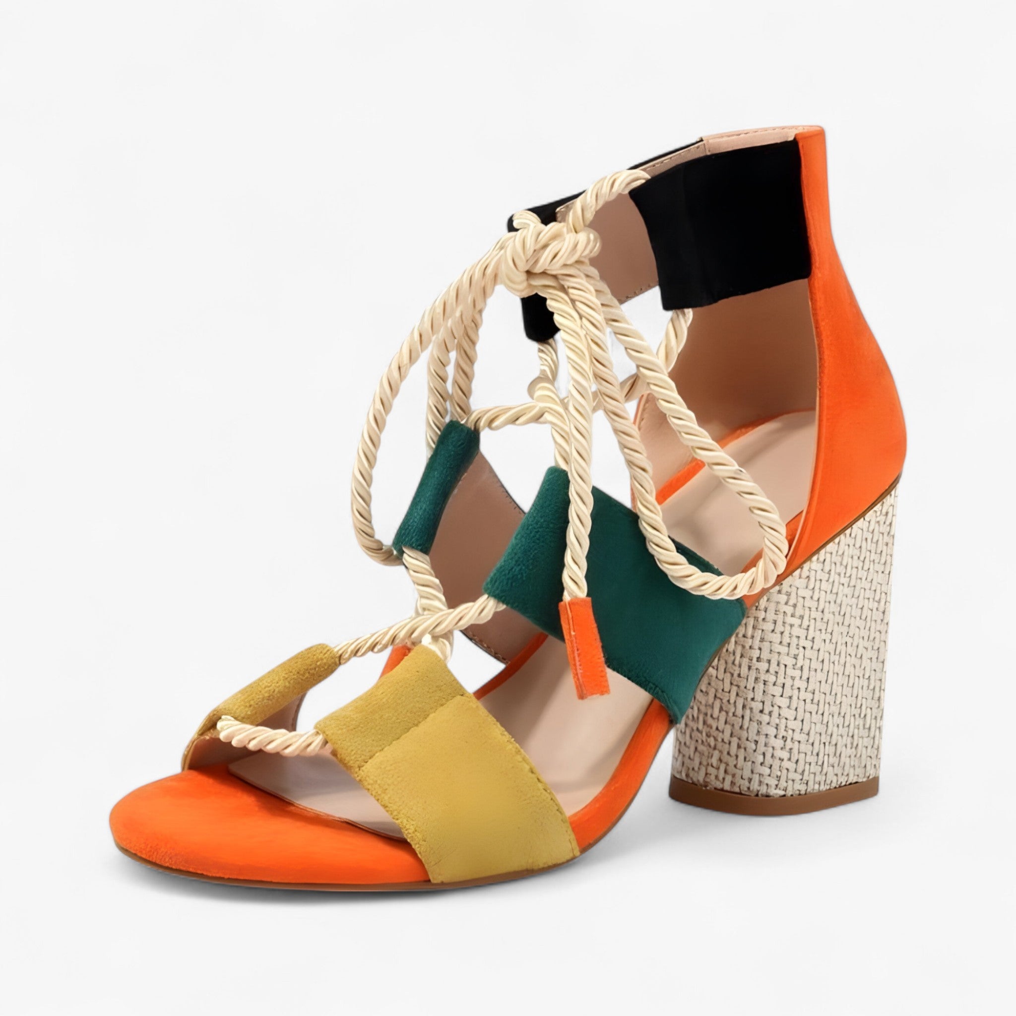 Sandalias de tacón alto cómodas para hombre