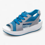Zwarte dames sandalen van echt leer met lage hak, elegant en comfortabel voor de zomer