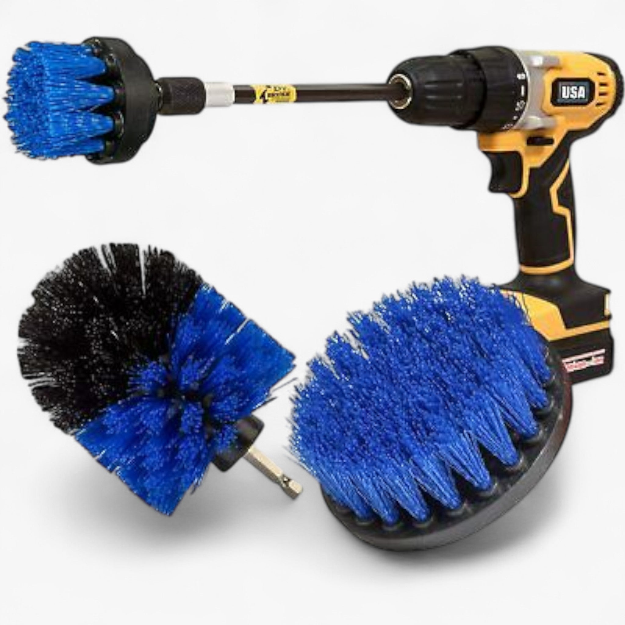 Set di spazzole per trapano potente 3 pezzi - Blu - 3-delig Complete set elektrische kopborstelset Krachtige Boorborstelset new_for_google pezzi potente set di spazzole per trapano potente 3 pezzi - € spazzole spazzole trapano trapano - Concept Palermo