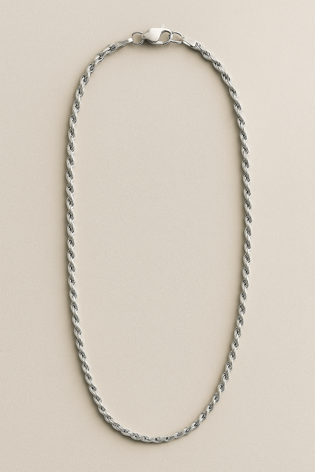 Collana in acciaio inossidabile a cordino Lana Donna - Argento - acciaio collana collana acciaio cordino donna fashion inossidabile jewelry lana men Necklaces for women women - Concept Palermo