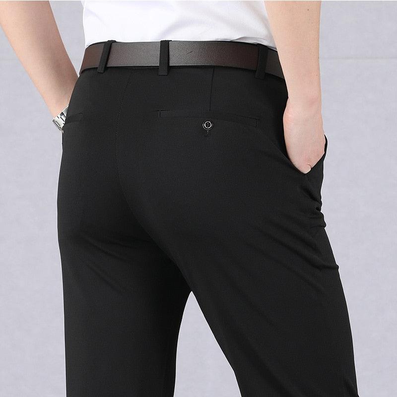 Pantaloni Uomo Elasticizzati Slim Fit Casual in Cotone Traspirante - Nero (6 disponibili) - elasticizzati Old (Google) old_google pantaloni pantaloni elasticizzati pants uomo Zeer gewild-tag - Concept Palermo