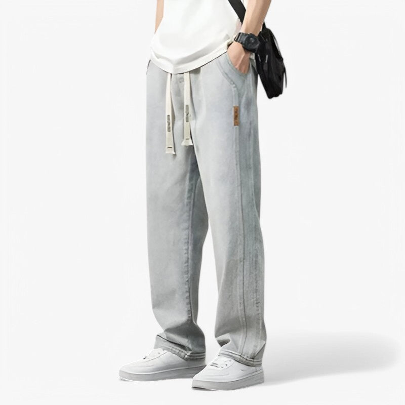 Pantaloni in denim - Trendy e comodi Uomo - Blu chiaro - comodi denim pantaloni pantaloni denim pants trendy uomo - Concept Palermo