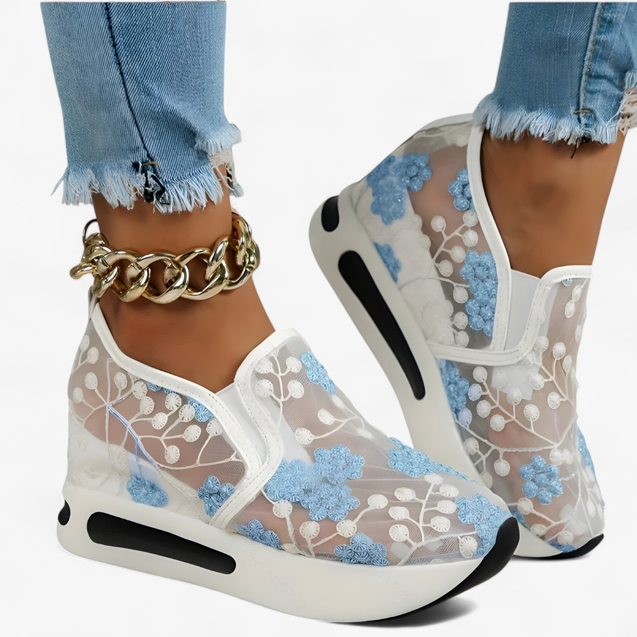 Ciabatte Comode Uomo: Pantofole Antiscivolo per Casa e Relax - Bianco Blu - comode comode uomo schoenen shoes uomo - Concept Palermo