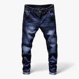 Perfect passende blauwe denim broek