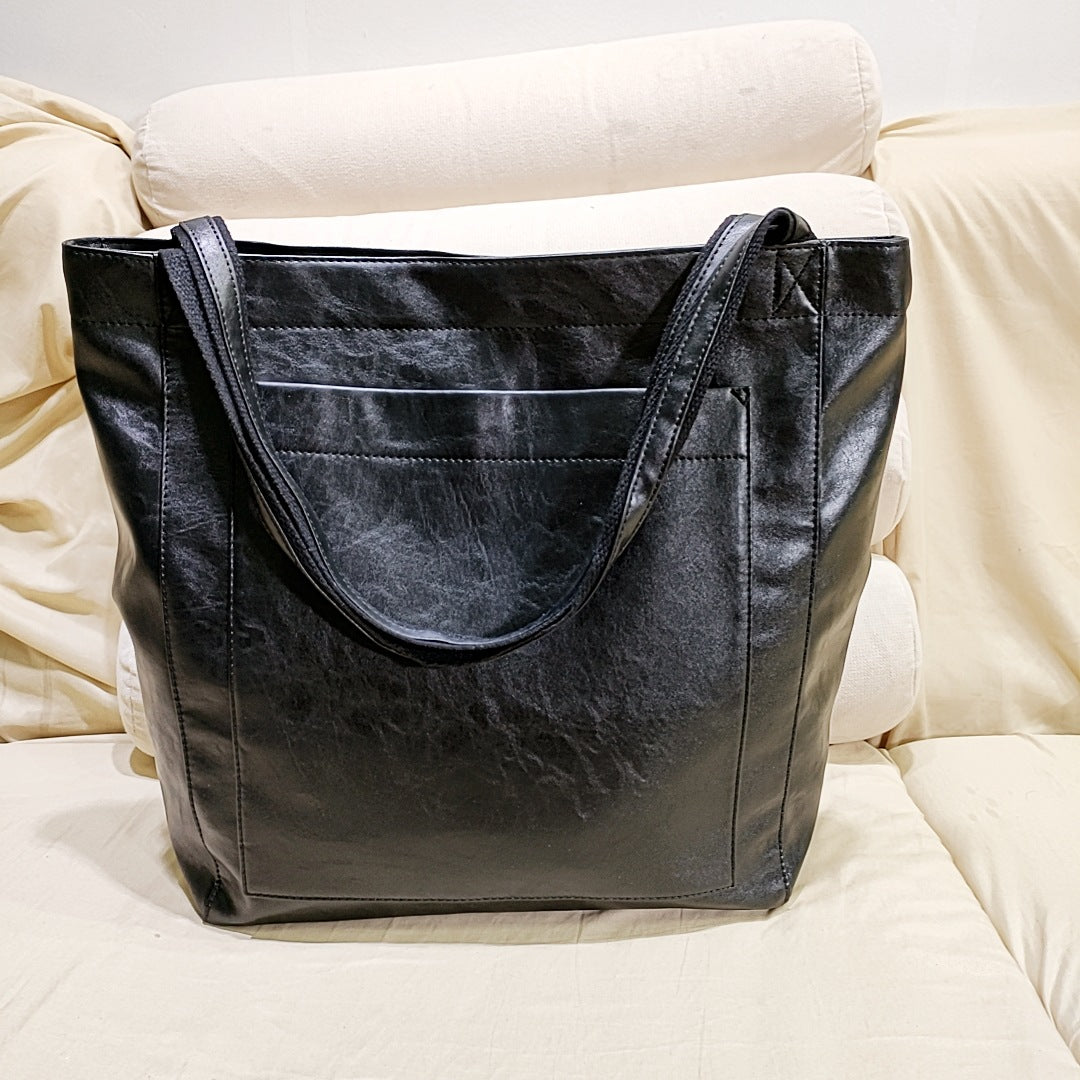 Nova - Borsa in pelle con chiusura a bottone e spazio extra Donna - - Acc bags borsa bottone chiusura donna extra new_for_google_may nova pelle Sale Womenbags - Concept Palermo