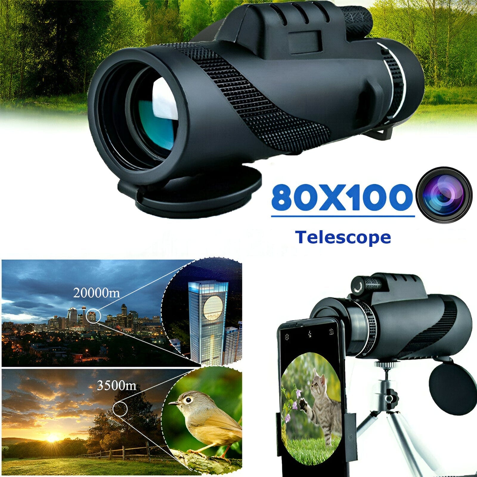 Telescopio PRO+ Potente telescopio per lunghe distanze (set completo del valore di 70 euro) Uomo - - completo distanze euro gadgets lunghe new_for_google potente telescopio telescopio potente - Concept Palermo