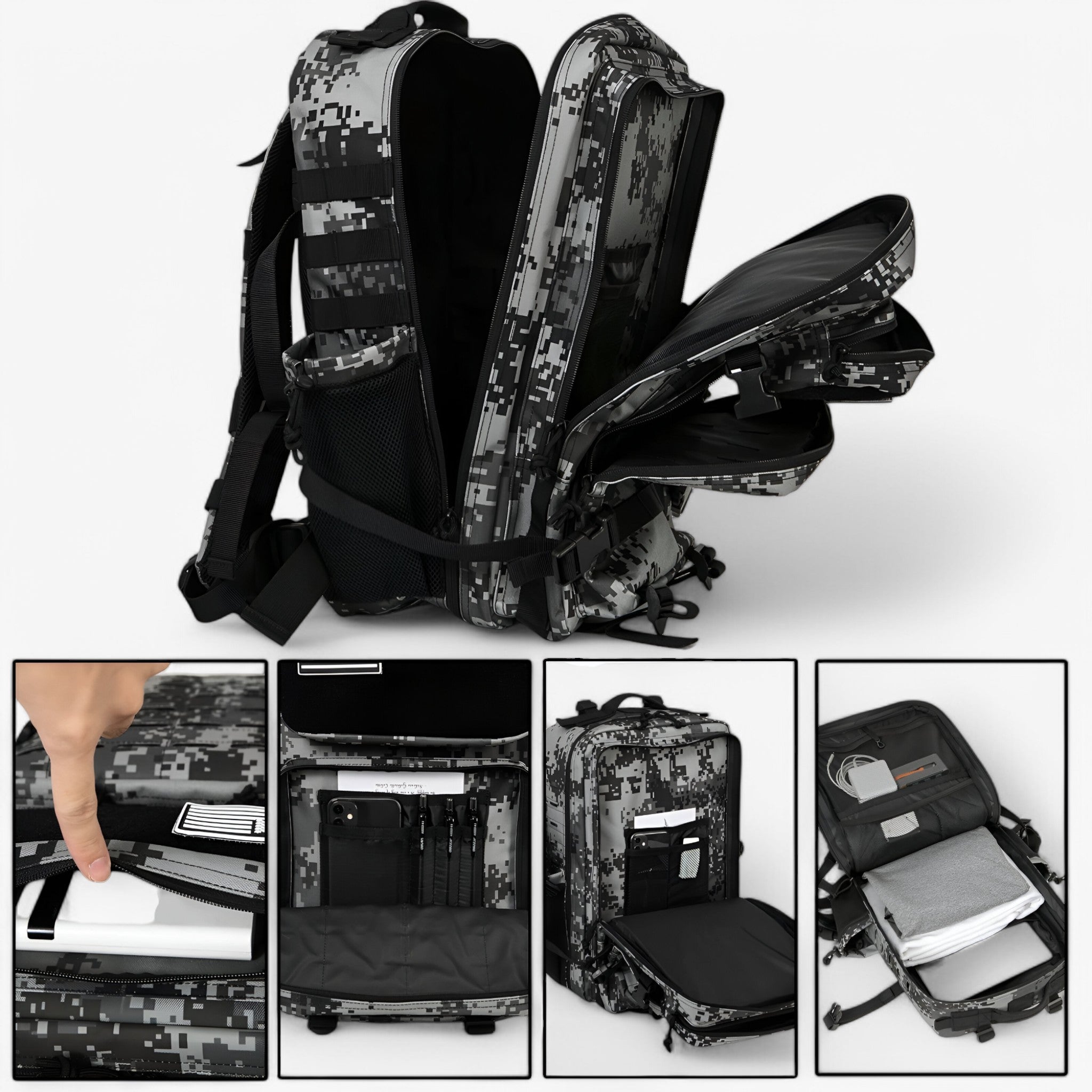Zaino tattico - Duraturo eImpermeabile - - Backpacks bags duraturo eimpermeabile hiking backpacks tattico zaino zaino tattico - Concept Palermo
