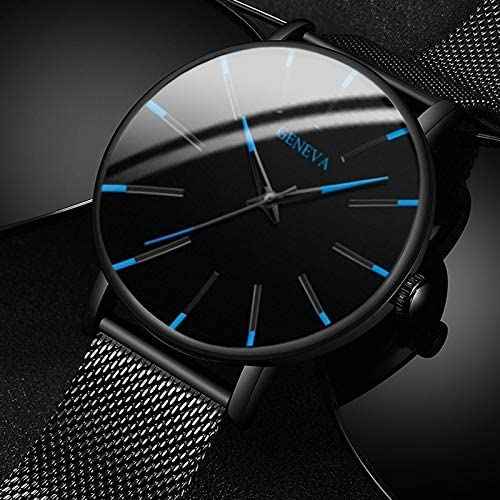 Montre Homme Geneva Quartz Ultra-Fine Argent Acier Inoxydable Élégante Minimaliste 40mm - - acier BFCM business cross-from-marche-lino-15830596419933 Exclusief-tag geneva geneva montre homme inoxydable mince montre New-google new_for_google_may Watches - Concept Palermo