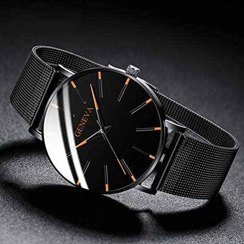 Montre Homme Geneva Quartz Ultra-Fine Argent Acier Inoxydable Élégante Minimaliste 40mm - - acier BFCM business cross-from-marche-lino-15830596419933 Exclusief-tag geneva geneva montre homme inoxydable mince montre New-google new_for_google_may Watches - Concept Palermo
