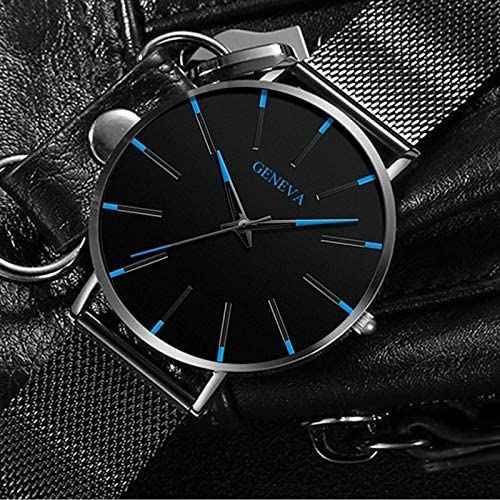Montre Homme Geneva Quartz Ultra-Fine Argent Acier Inoxydable Élégante Minimaliste 40mm - - acier BFCM business cross-from-marche-lino-15830596419933 Exclusief-tag geneva geneva montre homme inoxydable mince montre New-google new_for_google_may Watches - Concept Palermo