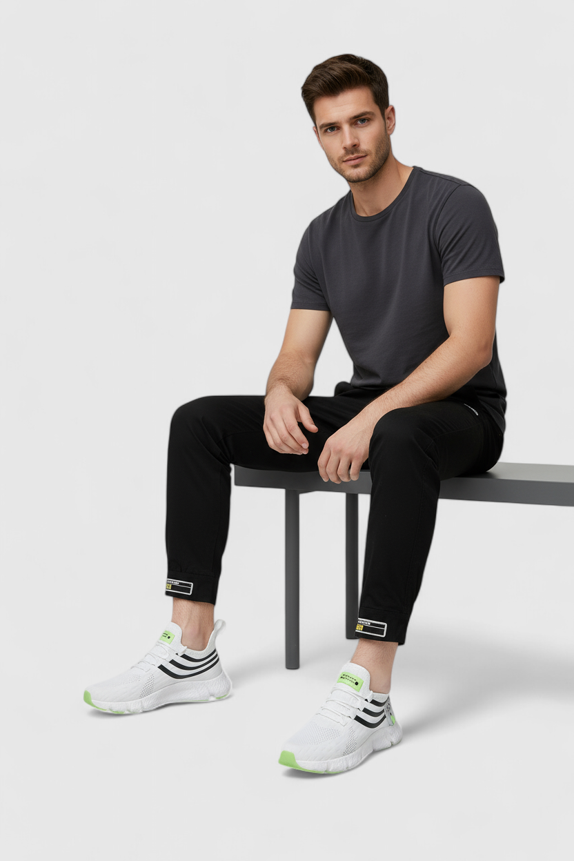 Scarpe Padel Uomo Antiscivolo Nero/Blu - Traspiranti, Comfort e Prestazioni Elevate - - antiscivolo attrezzatura per padel calzature ergonomiche comfort comfort per il gioco materiale traspirante padel scarpe scarpe da padel scarpe da tennis scarpe padel scarpe per sportivi scarpe per uomini scarpe sportive shoes suola antiscivolo uomo - Concept Palermo