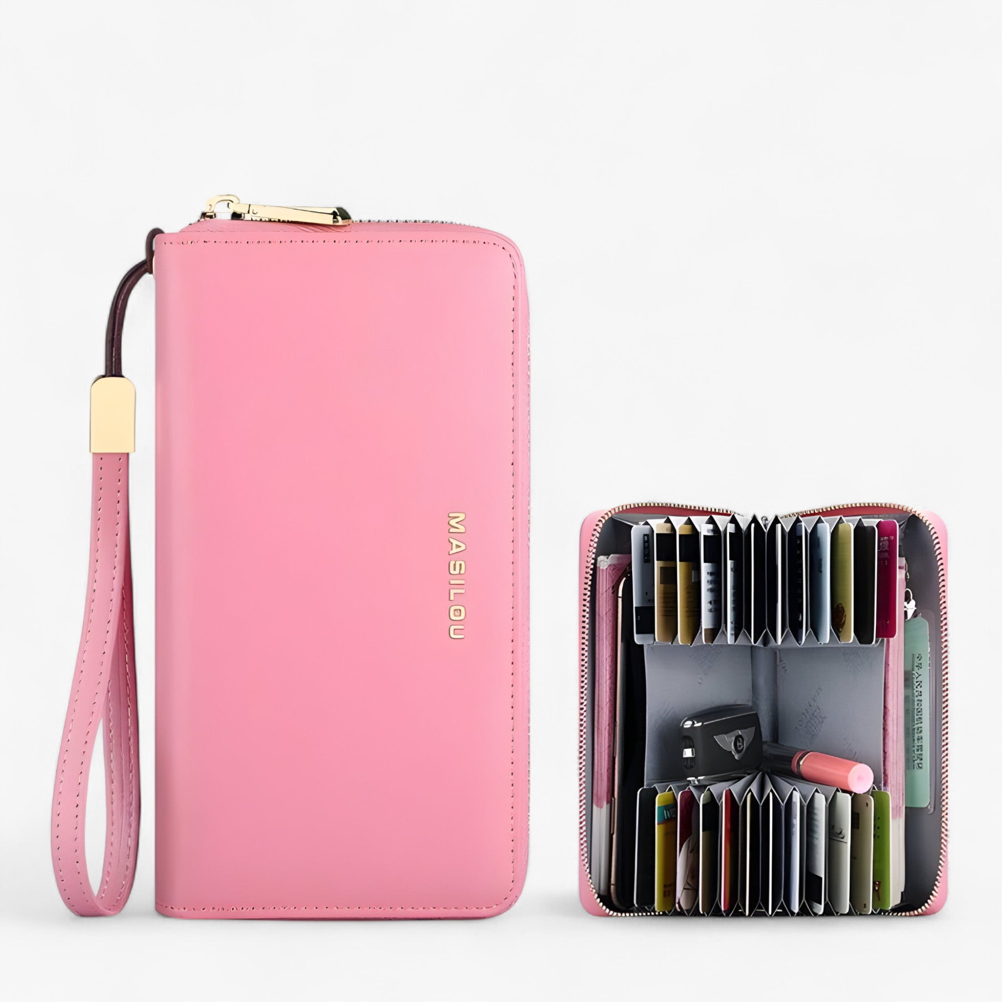 Portafoglio RFID Unisex Donna - ROSA (PER DONNE) - donna men's wallet portafoglio portafoglio rfid rfid unisex wallets women's wallet - Concept Palermo