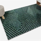Moderne antislip deurmat voor huisentree, duurzame PVC-mat 60x90cm
