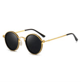 Zonnebril Heren/Dames van zwart acetaat modern design elegant