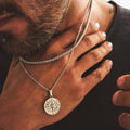 Collares en capas para hombres Vnox Hombre