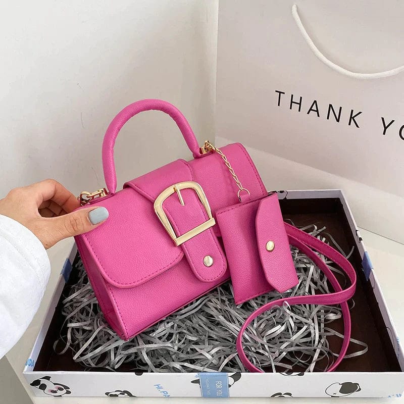 Borsa da donna con portamonete - Rosa - bag bags borsa borsa donna donna felgele handtas festival tas dames festival tasje Handbag Handtas oranje handtas portamonete Shoulder Bags tas witte handtas Women's handbags zwarte handtas - Concept Palermo