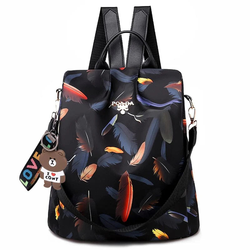 Zaino Antifurto Donna Impermeabile con USB, Elegante per Scuola Lavoro Viaggio - - antifurto Backpacks bags donna impermeabile Travel Essentials zaino zaino impermeabile - Concept Palermo