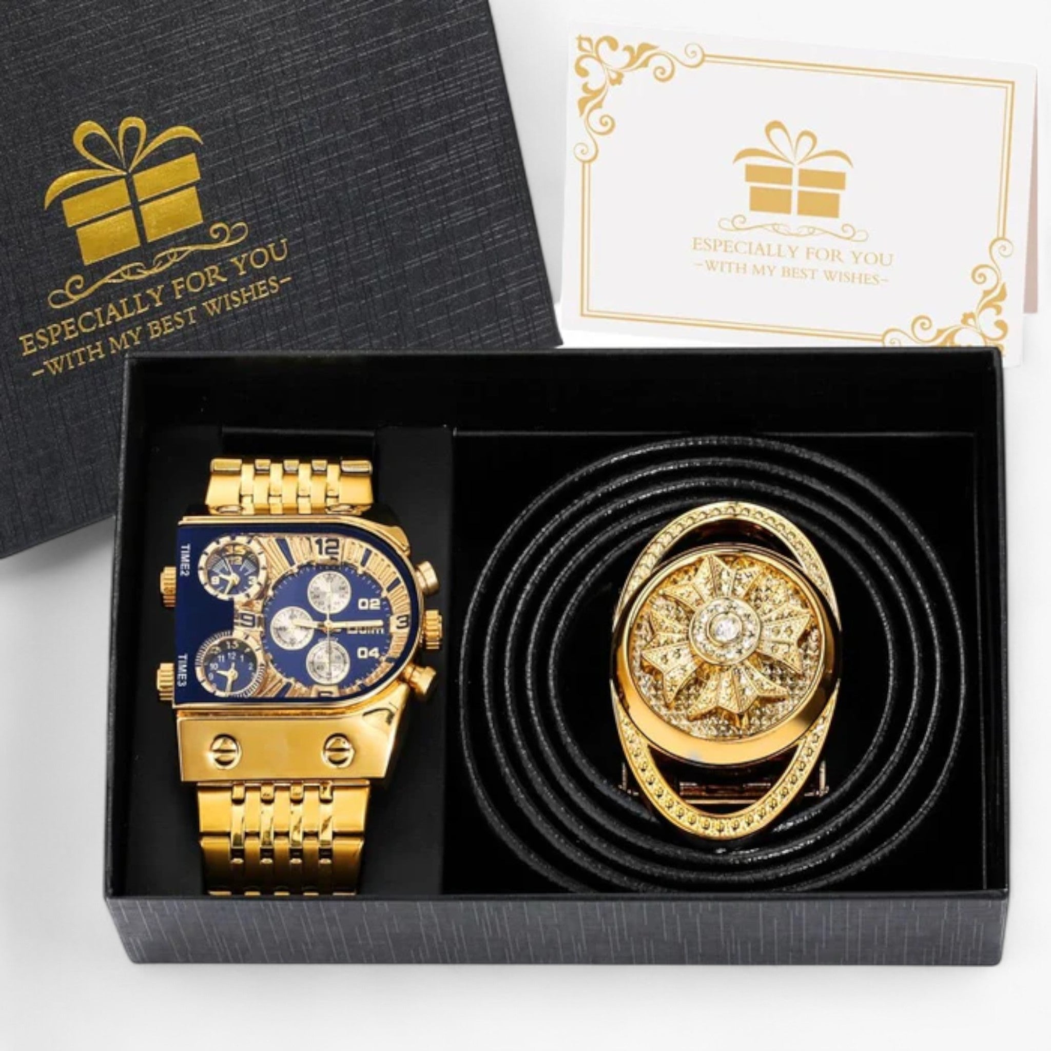 Orologio Automatico Uomo Oro 18K con Diamanti - Lusso e Prestigio - Fibbia blu + fiore - orologio orologio uomo uomo Watches WATCHES FOR MEN - Concept Palermo