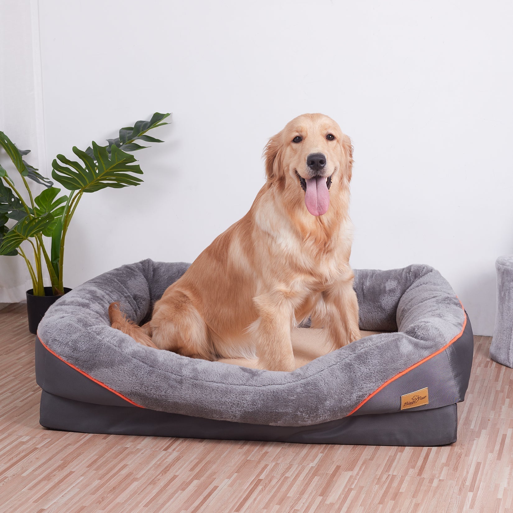 Cuscino ortopedico grande per cani - Grigio Uomo - - cani cuscino cuscino ortopedico dog bed ortopedico pets & supplies uomo - Concept Palermo