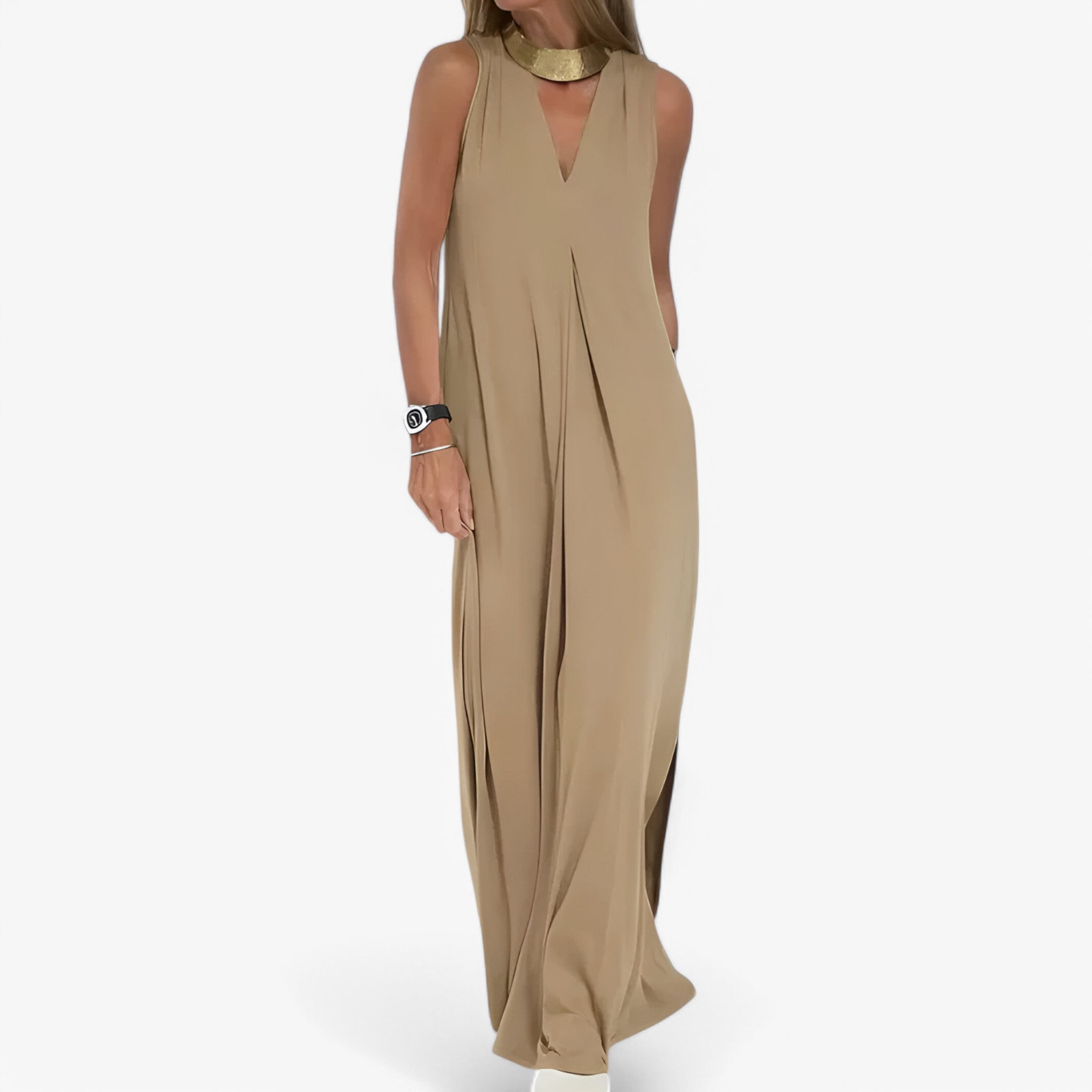 Abito lungo con cardigan in omaggio - Chic e confortevole Donna - - abito abito cardigan cardigan chic confortevole donna dresses omaggio - Concept Palermo