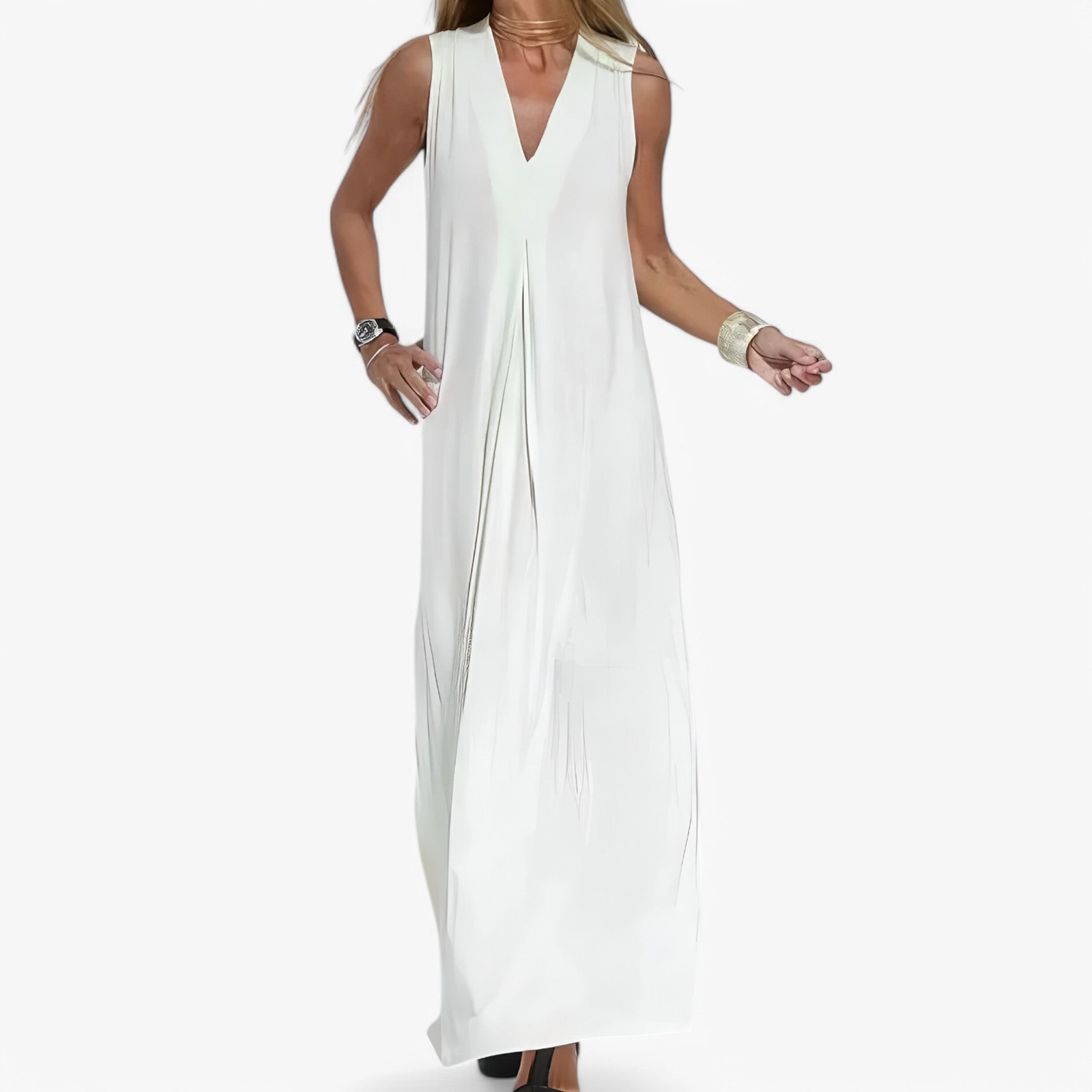 Abito lungo con cardigan in omaggio - Chic e confortevole Donna - - abito abito cardigan cardigan chic confortevole donna dresses omaggio - Concept Palermo