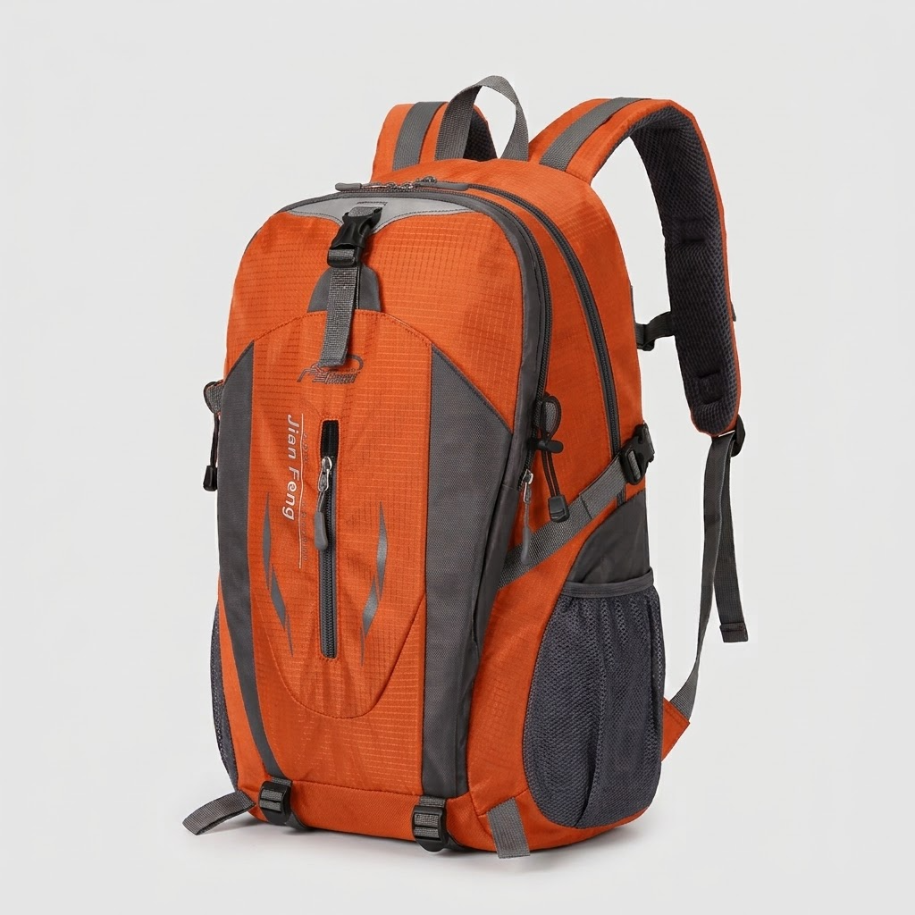 Zaino da Viaggio Impermeabile Uomo 40L, Grande Capacità, con Scomparto Scarpe e USB - Arancione - home & garden huis & tuin impermeabile Linen Men uomo viaggio zaino zaino viaggio - Concept Palermo
